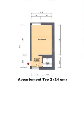 Ruhige Appartements / 4 km bis Mensa II / 7 km bis Schlossplatz