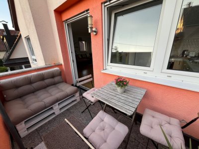 2 Zimm. in sonnendurchfluteter WG in Stuttgart-Plieningen mit Balkon