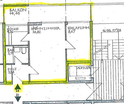 Renovierte 2-Zimmer Wohnung mit EBK in Burghausen