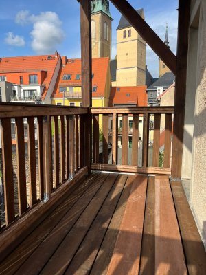 Charmante 2-Raum-Wohnung mit Balkon und Blick auf die Petrikirche nahe der Uni
