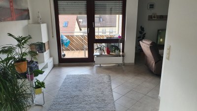 4-Zimmer Dachgeschoss Wohnung in Esslingen-Mettingen mit Balkon