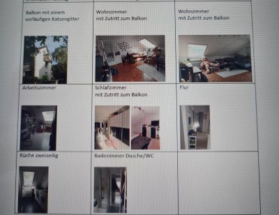 3 ZI DG Wgh mit Balkon in Filderstadt-Bernhausen