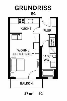 Frei ab 23.Okt Modernes Traum-Appartement im Herzen Münchens – Erstbezug nach Sanierung!
