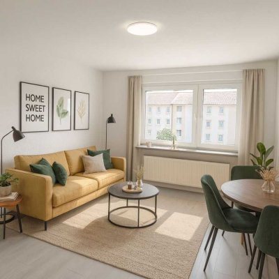 Lichtdurchflutete 3-Zimmer-Wohnung mit 2 Balkonen in Wolfenbüttel Linden - frisch saniert!