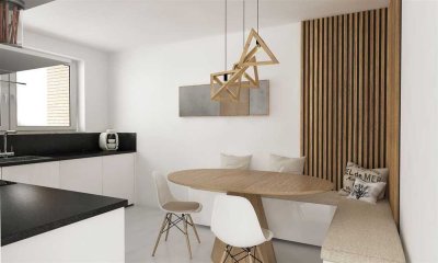 3-Zimmer-Wohnung mit Loggia Top-Anbindung und Garten