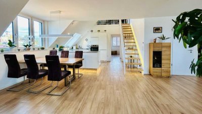 Offener Wohnstil trifft Ausblick - moderne 4,5-Zi. Maisonette Wohnung in toller Lage! Von Privat!