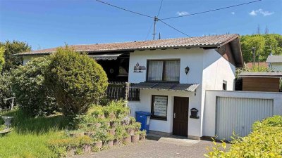 Naturnah, ruhig und preiswert: Kleiner Bungalow bei Wissen/Sieg