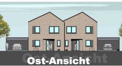 Erstbezug Neubau Doppelhaushälfte zur Miete mit Garten & Carport