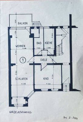 Schöne und helle Altbauwohnung mit Terrasse und Garten in Solingen-Ohligs
