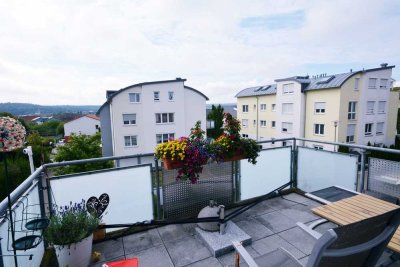 Bühl I: 3 Zi.-DG Wohnung mit toller Aussicht in ruhiger Lage