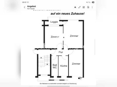 Tauschwohnung: 3-Zimmer Gewoba Wohnung in Findorff