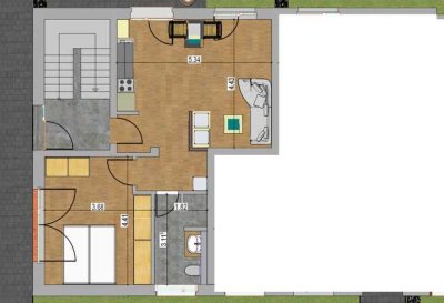 2-Zimmer Wohnung mit Terrasse in Münster-Nienberge