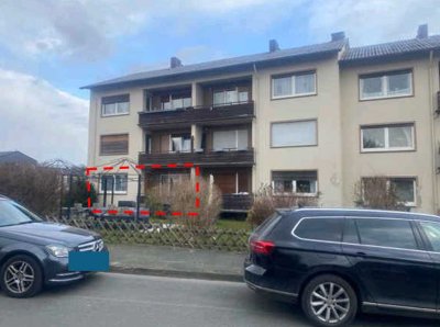 Schöne Erdgeschoss Eigentumswohnung mit Loggia in zentraler Lage in 32791 Lage (NRW)