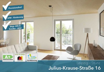 NEUBAU-Wohnung mit Balkon zum Garten * 4 Zimmer * KFW 40 und QNG