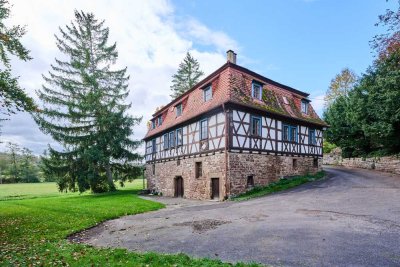 Exklusives Mühlenanwesen mit über 70.000 m² Grundstück      Geschichte. Ruhe. Perspektive.