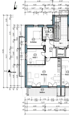 NEUBAU I 3-Zimmer-Wohnung mit Süd-Balkon