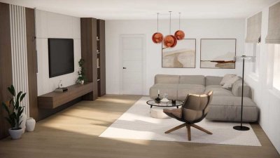 Großzügige 136 m² Maisonette mit eigenem Hauseingang und Garten