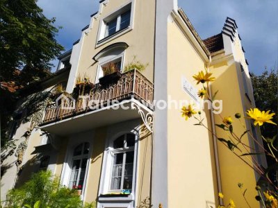 Tauschwohnung: schöne 3 Zimmer Altbauwohnung mit Balkon und Garten