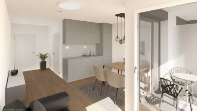 Tag der offenen Tür am 22.06.25 von 13.00 Uhr bis 15.00 Uhr *Neubau*  1-Zi.-Whg. im 1. OG