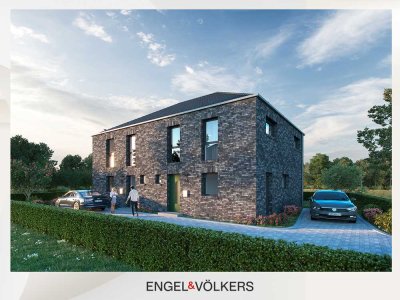 Neubau Doppelhaushälfte im Villenstil am Stadtwald!