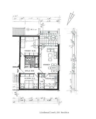 Wohnung mit schöner DACHTERRASSE !