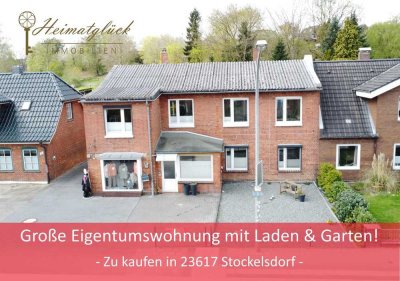Wohnen im EG mit zusätzlichem Laden!
- Zu kaufen in Stockelsdorf -