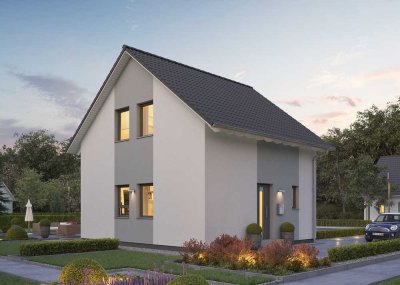 Individuell und kompakt mit effektiver Raumaufteilung und Keller