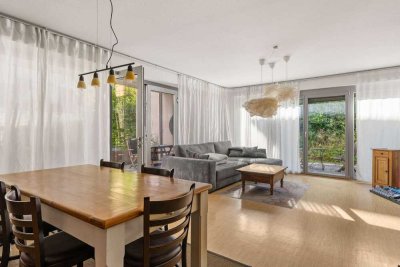 Exklusive Loftwohnung mit großem Gartenanteil in zentraler Lage