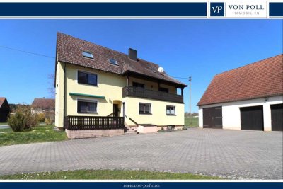 Ländliches Idyll mit viel Raum zur Entfaltung - Wohnhaus mit drei Nebengebäuden
