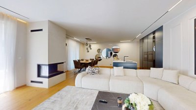 Exklusive Doppelhaushälften mit Traum-Ausblick auf die Burg Liechtenstein – schlüsselfertig mit Terrasse, Garten &amp; Balkon! 4–5 Zimmer für höchste Wohnansprüche!