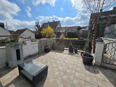 "Hausalternative - 3,5-Zi-Maisonette mit großer Terrasse, Garten, Garage und Hobbyraum in Darmsheim"