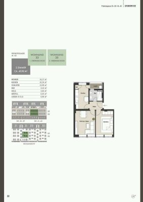 City-Living im Gereonsviertel – Modernisierte 2-Zimmer-Wohnung mit Loggia! WE 33