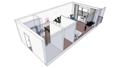 Sehr schöne und sonnige Wohnung mit Balkon Süd Ausrichtung