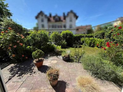 Tolle 3,5 Zimmer EG Wohnung mit sonnigen Terrassen und Gartenanteil