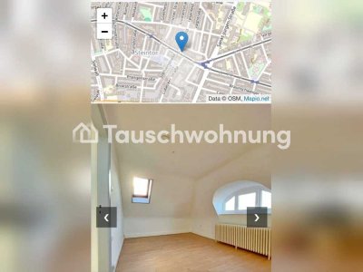 Tauschwohnung: helle 1-Zimmer Dachgeschosswohnung gegen 2-3 Zimmerwohnung