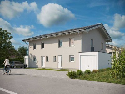 Ein Zuhause zum Aufwachsen – familienfreundliche Doppelhaushälfte in grüner Lage
