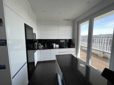 Luxuriöses Penthouse mit 4 Zimmern und Dachterrasse im Europaviertel