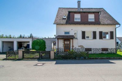 Freistehendes Haus in ruhiger Sackgasse mit großer Doppelgarage