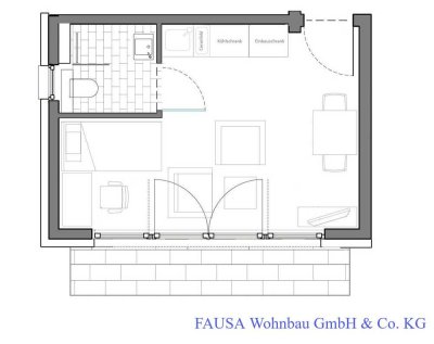 Apartment für Pendler/Studenten, Baujahr 2017