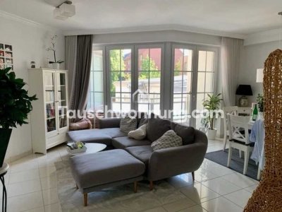 Tauschwohnung: Moderne 100qm Wohnung, 2 Balkone, Badewanne, Dachterrasse