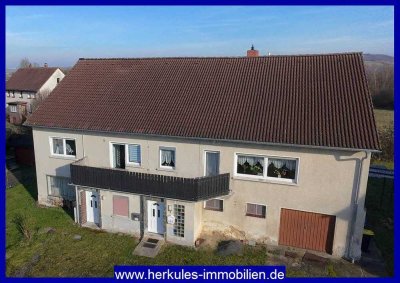 Freistehendes Zweifamilienhaus mit großem Garten im OT von Borken