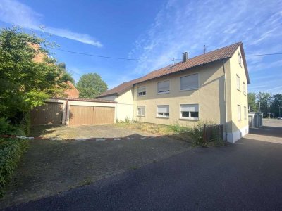 2–3-Fam.-Haus mit Scheune bzw. Entwicklungsgrundstück in zentraler Lage von Leingarten zu verkaufen!