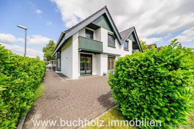 Buchholz- Speckgürtel Hamburg, 
Wohlfühl-Doppelhaushälfte, zentrumsnah, Vollkeller