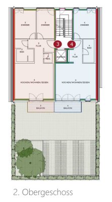 3-Zimmer-Wohnung | Neubau | Karlsruhe-Südweststadt
