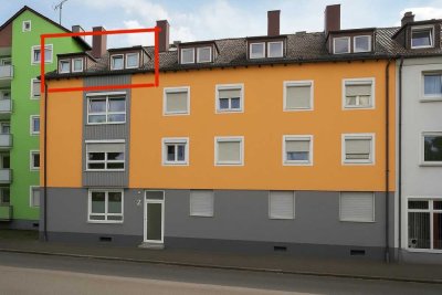 Helle u. modernisierte 3-Zimmer DG-Wohnung im Zentrum Heilbronn // Haustiere erlaubt