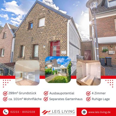 Attraktives Einfamilienhaus mit Anbau, Garten und vielseitigem Raumangebot in ruhiger Lage