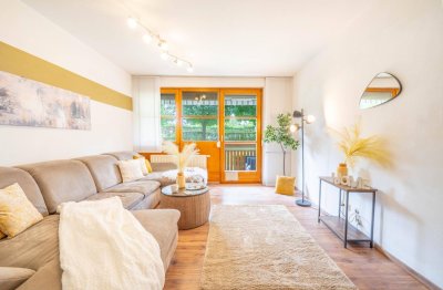 Klarer Schnitt. Warmer Kern - Erdgeschosswohnung mit Balkon und Tiefgarage