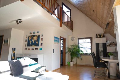 Möblierte 2,5 Zi. Galerie-Whg. in Leinfelden mit Balkon befristet (bis 22.4.2026) zu vermieten