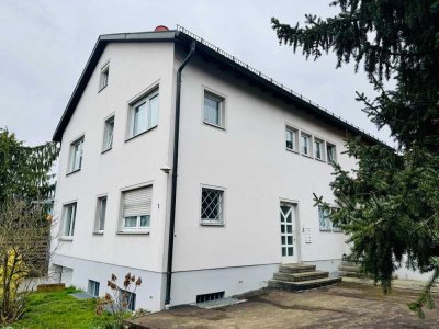 Großzügige 5-Zimmer-Erdgeschosswohnung mit Südterrasse, großer Garten und Anbau in Mögglingen