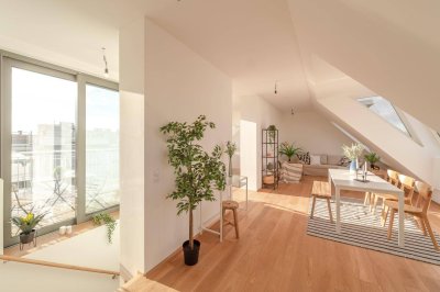 ++FonteFlats++ Fantastischer 4-Zimmer Dachgeschoss-ERSTBEZUG mit großartiger Dachterrasse